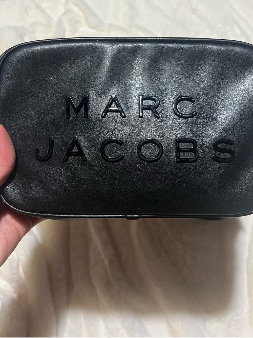 Marc Jacobs Black Leather Logo Belt Bag - Picture 2 of 5